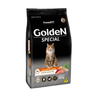 Ração Golden Special Gatos Adultos Frango E Carne 10.1kg