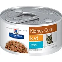 Raço Mida Hill'S Prescription Diet K/D Gatos Renal Atum & Vegetais -