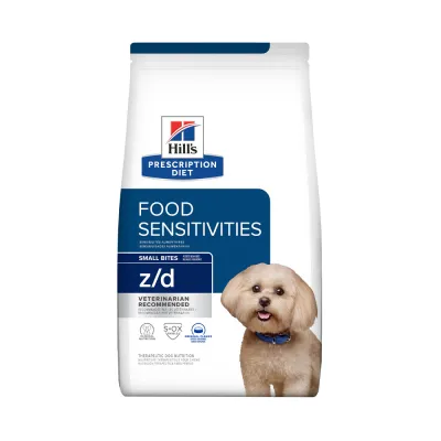 Ração Prescription Diet Z/D Alergias Alimentares E Da Pele Hills Para Cães Adultos  3,17kg
