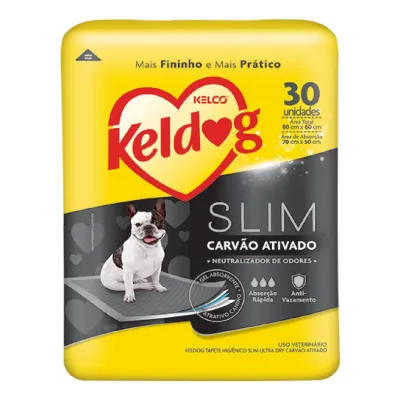 Keldog Tap Slim Ultra Dry Carvão Ativado Com30 Unidades