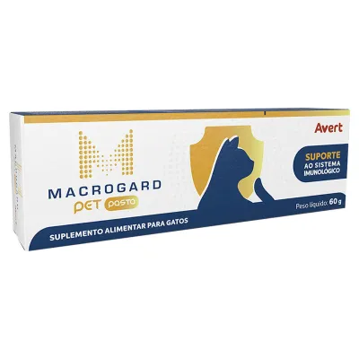 Macrogard Pet Pasta Suplemento Alimentar Para Gatos Avert - 60 G