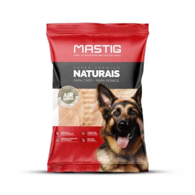 Mastigável Traqueia Bovina Natural 5"" 3 Unidades
