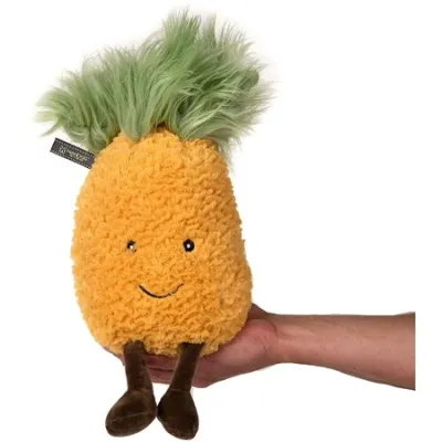 Nandog My Bff Fruit Collection Squeaky Dog Toy With Squeaker – Plush Puppy Toy For Small And Medium Breed Non-Aggressive Chewers – Soft 10 Inch So