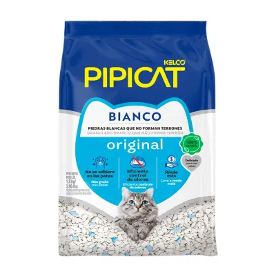 Areia Pipicat Bianco Para Gatos 1.8 Kg