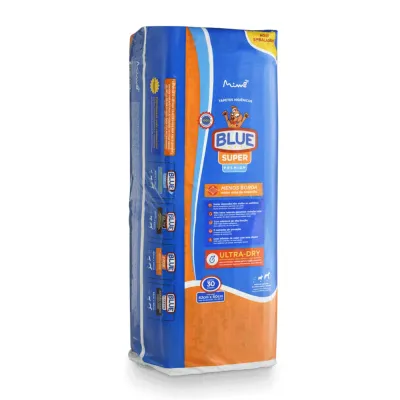Tapete Higiênico Super Blue Premium Expet 30 Unidades