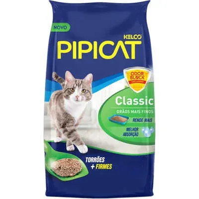 Areia Pipicat Classic Para Gatos 20 Kg