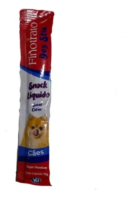 Snack Líquido Dog Stix Carne 15g Finotrato
