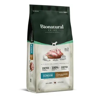 Ração Bionatural Cães Junior Raças Médias E Grandes Frango 15 Kg