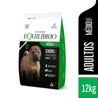 Equilíbrio Cães Médio Adulto Sensível Cordeiro 12 Kg