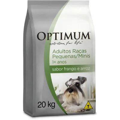 Optimum Cães Adulto Raças Pequenas Frango 20 Kg