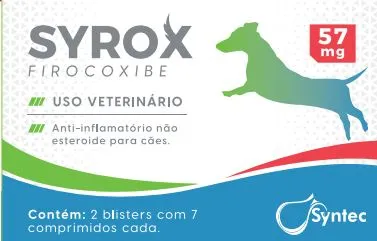Syrox 57 Mg (Firocoxibe) 14 Comprimidos