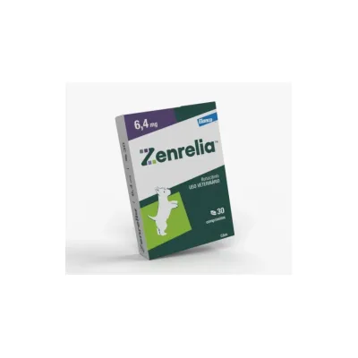Zenrelia Dermatológico Elanco Para Cães - 6,4mg Com 30 Comprimidos