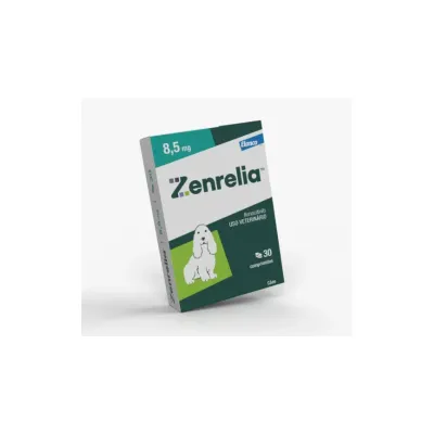 Zenrelia Dermatológico Elanco Para Cães - 8,5mg Com 30 Comprimidos