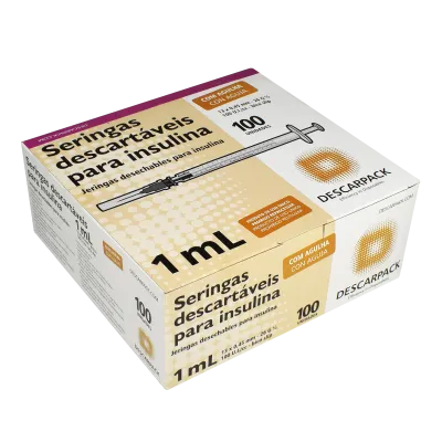Seringa Descartável 1ml Descarpack
