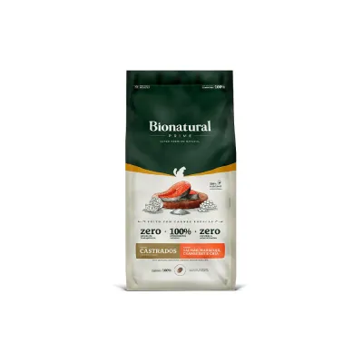 Bionatural Gatos Castrados Salmão 1,5 Kg