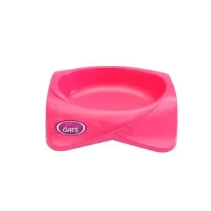 Comedouro Premium Para Gatos Pet Flex Rosa