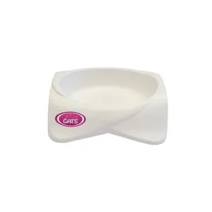 Comedouro Premium Para Gatos Pet Flex Branco