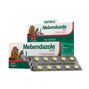 Vermífugo Mebendazole - 10 Comprimidos