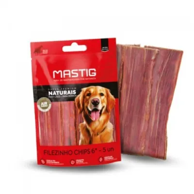 Mastigável Filezinho Chips 6"" 5 Unidades