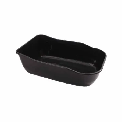 Bandeja Luxo Duracat Preta 55x37x19 Cm