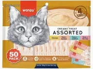 Petisco para Gatos Wanpy Creamy com 50 Unidades