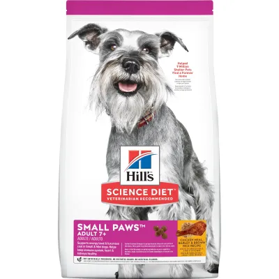 Hill S Science Diet Small & Mini Chicken Barley & Rice Dry Dog Food For 7+ Sênior Dogs 15.5lb Bag
