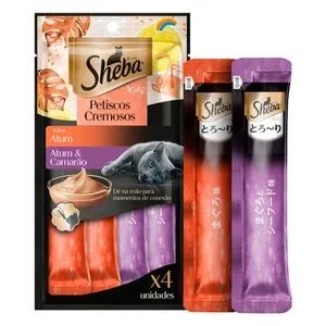 Petisco Gatos 48g Sheba com 4 Sachês