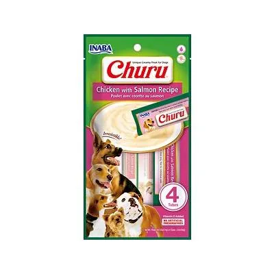 Dog Churu Chicken With Salmao Recipe com 4 Unidades