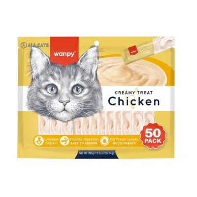 Wanpy Creamy Gato Frango 700g