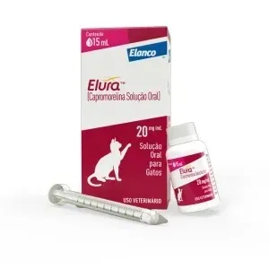 Elura Solução Oral Para Gatos 20mg/Ml - 15 Ml