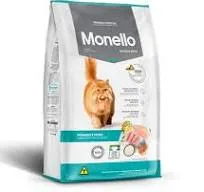 Ração Monello Premium Especial Gatos Adultos Bolas De Pelos Sabor Frango & Peixe 1kg