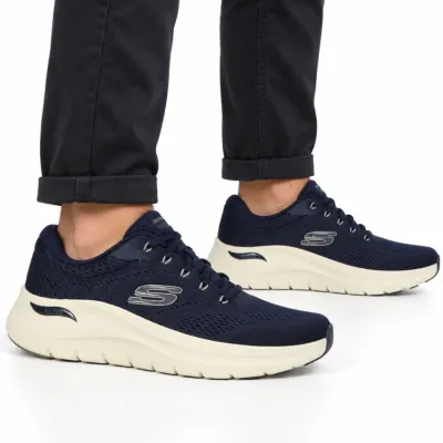 Tênis Skechers Arch Fit 2.0 Masculino Suporte De Arco Certificado-azul Marinho 232700br