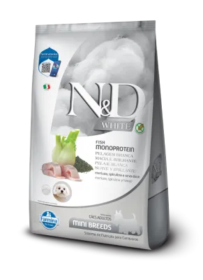 Nd White Can Adulto Mini Merluza 7kg