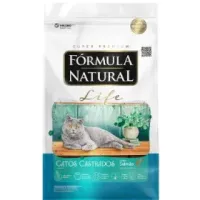 FORMULA NATURAL LIFE GATOS CASTRADO SALMAO 1 KG