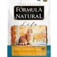Ração Fórmula Natural Gatos Adultos Castrados 1kg