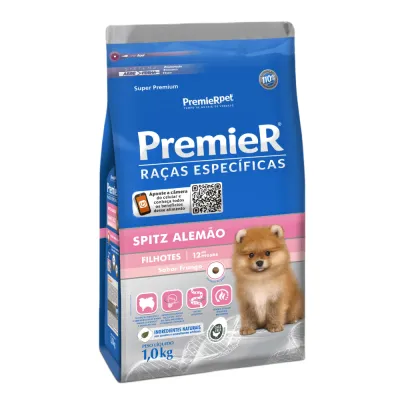 Ração Premier Raças Específicas Spitz Alemão Filhotes Frango 1kg