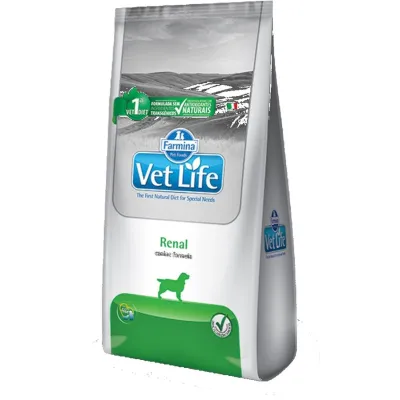 Ração Vet Life Natural Renal Para Cães Adultos