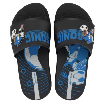 Chinelo Slide Infantil Preto Sonic Player Ipanema