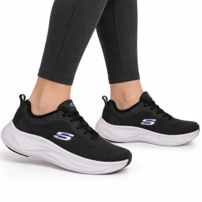 Tênis Skechers Esportivo Feminino Skech Cloud Amortecimento Maximalista-preto 896540br_blk