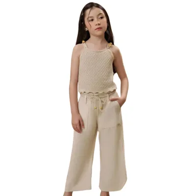 Calça Mariner Em Linho Deluxe Infanti