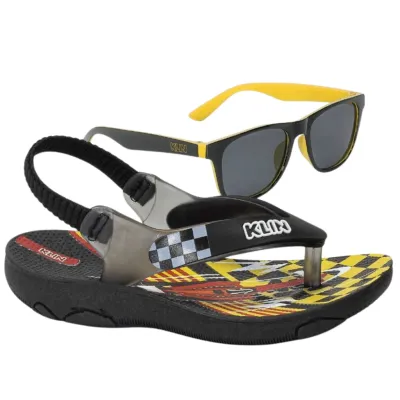 Chinelo Infantil Klin Acqua Print Com Óculos