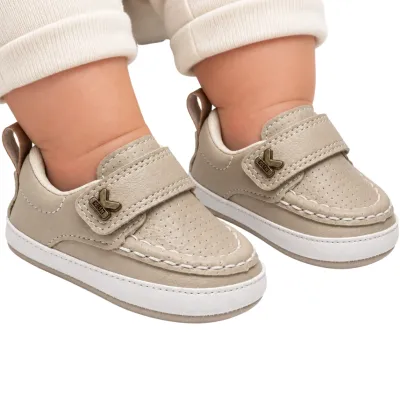 Sapato Infantil Klin Bebe Bege