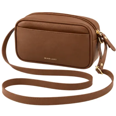 Bolsa Transversal Couro Mariart Quinoa-camel