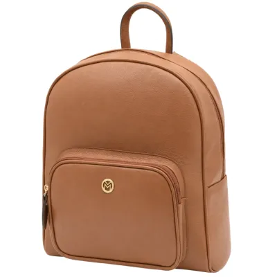 Mochila Couro Mariart-camel