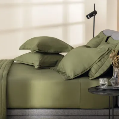 Jogo De Cama Queen 200 Fios Percal Novoli Oliva-trussardi
