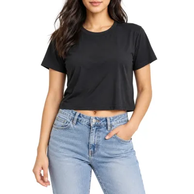 Cropped Feminina Comfort Fila Preta