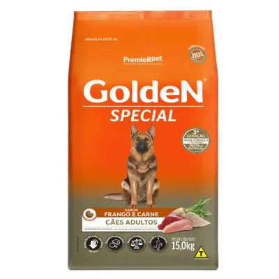 Ração Golden Special Para Cães Adultos Frango E Carne 15 Kg