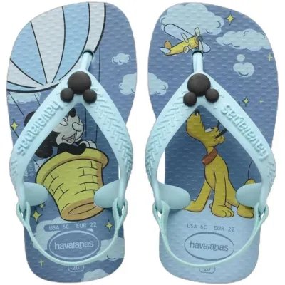 Chinelo Havaianas Baby Disney Classicos Mickey E Pluto-azul Disney Clas