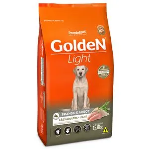 Ração Golden Fórmula Cães Adultos Light Frango E Arroz - 15kg