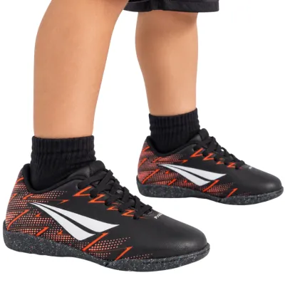 Chuteira Penalty Futsal Infantil Tornado Y-2 - Preto/vermelho 124316